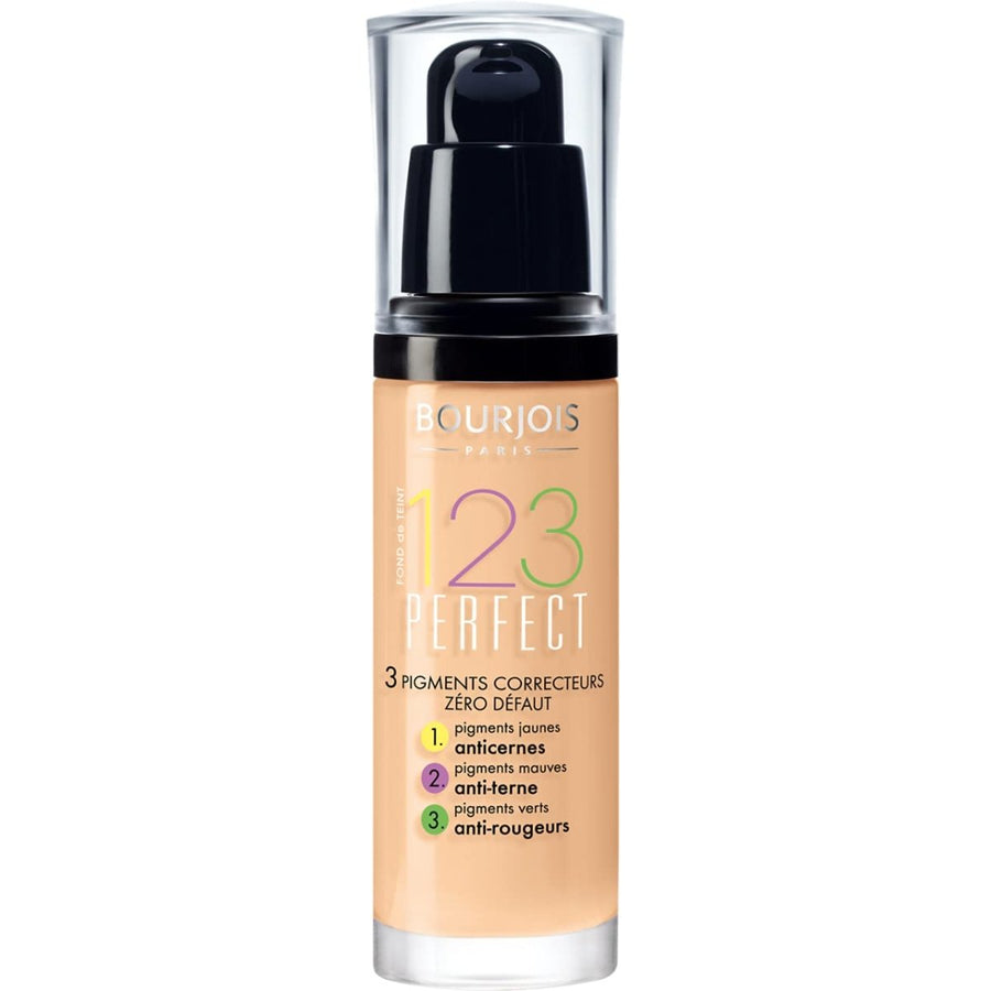 Bourjois 123 Perfect Foundation Flawless Complexion Up To 16Hr - 54 Beige - Branded Beauty