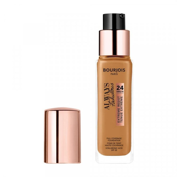 Bourjois Always Fabulous 24H Extreme Resist Foundation - 510 Golden Caramel - Branded Beauty
