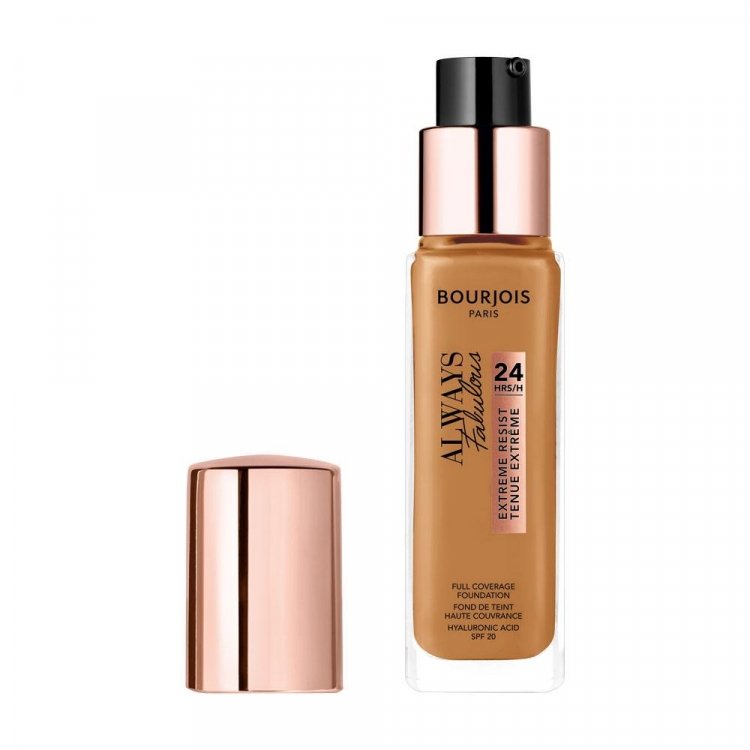 Bourjois Always Fabulous 24H Extreme Resist Foundation - 510 Golden Caramel - Branded Beauty