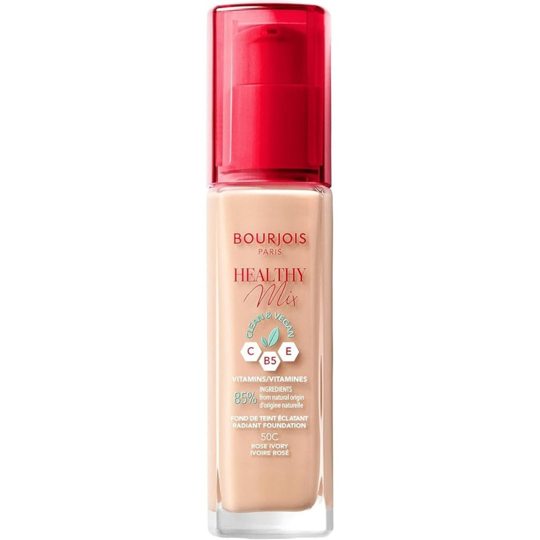 Bourjois Healthy Mix Foundation - 50 Rose Ivory - Branded Beauty