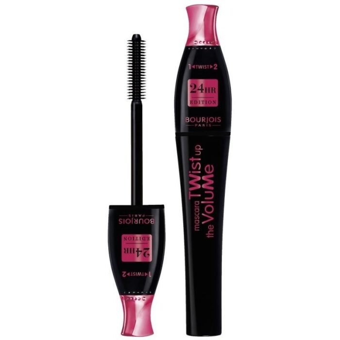 Bourjois Twist Up The Volume 24 Hr Edition Mascara - 23 Black - Branded Beauty