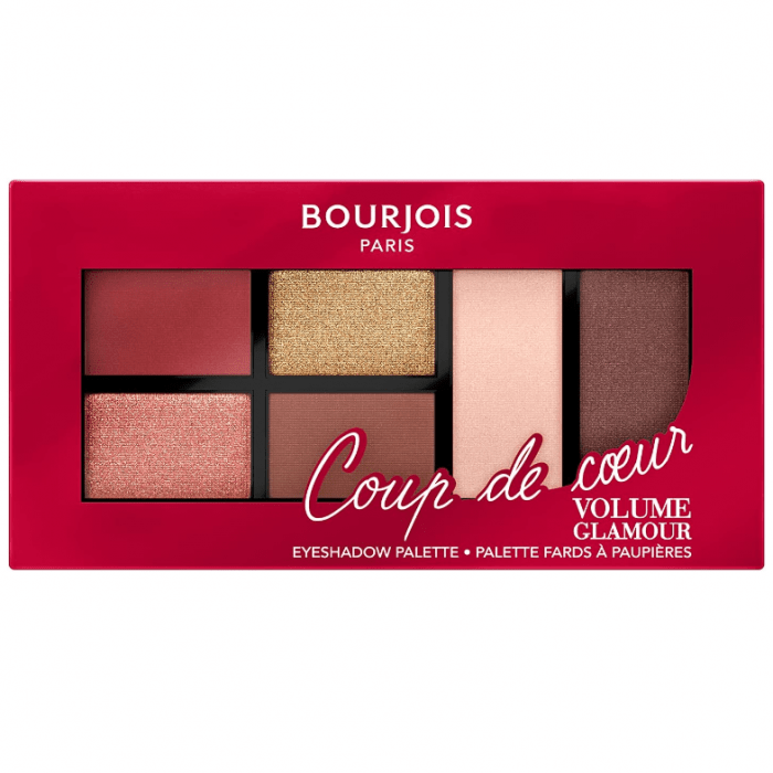 Bourjois Volume Glamour Coup De Coeur Eyeshadow Palette - 01 Intense Look - Branded Beauty