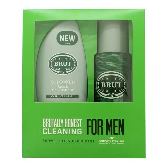 BRUT DEO 200ML AND SHOWER GEL 250ML - Branded Beauty