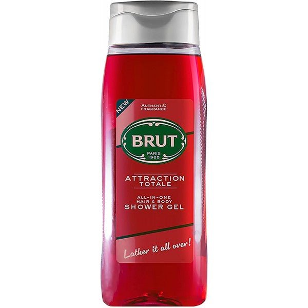 BRUT SHOWER GEL TOTALE ATTRACTION STYLE 500ML - Branded Beauty