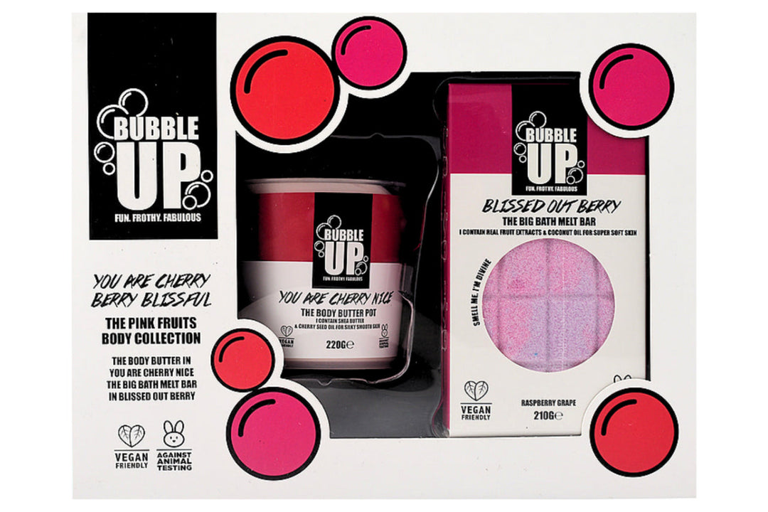 BUBBLE UP 210G BIG BATH BAR BERRY & - Branded Beauty