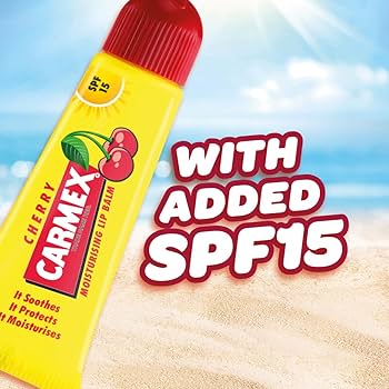 Carmex Sun Protection Lip Balm SPF15 - Cherry - Branded Beauty