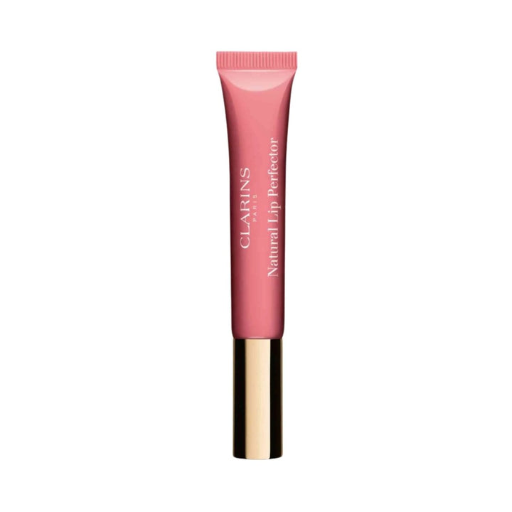 Clarins Natural Lip Perfector Gloss 12ml - 01 Rose Shimmer - Branded Beauty