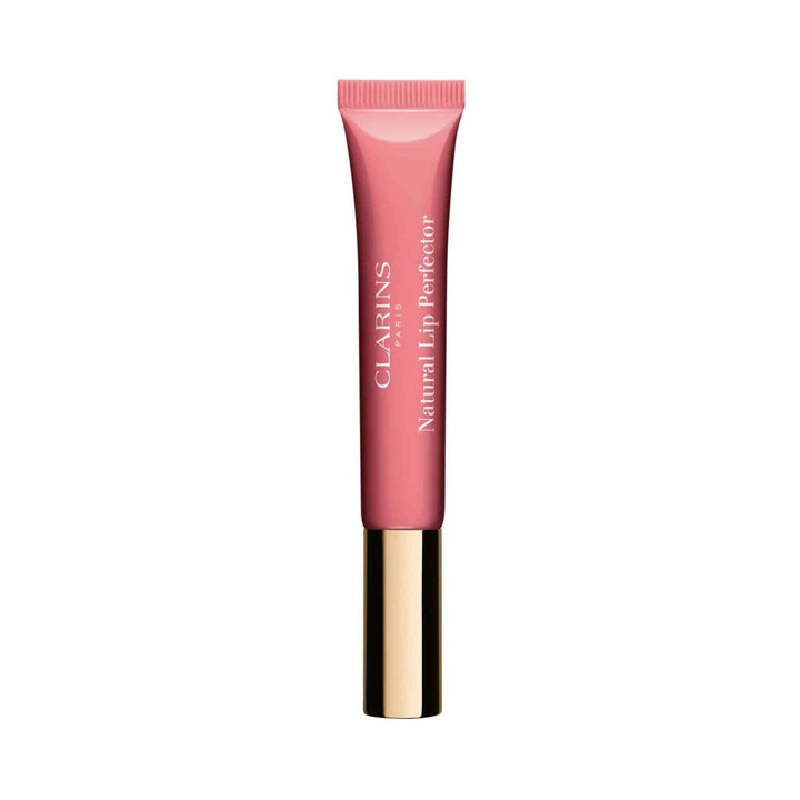 CLARINS NATURAL LIP PERFECTOR GLOSS 12ML - 01 ROSE SHIMMER - Branded Beauty