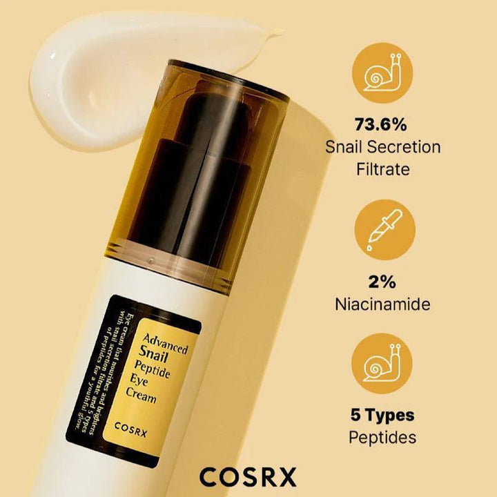 CosRx Advanced Snail Peptide Eye Cream 25ml - Branded Beauty