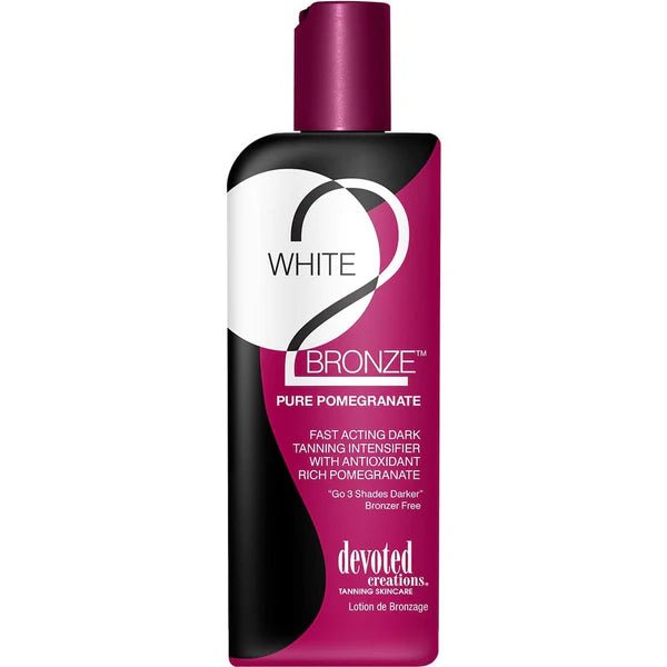 Devoted Creations White to Bronze Pure Pomegranate Dark Intensifier Tanning Accelerator 251ml - Branded Beauty