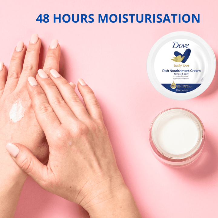Dove Nourishing Body Care Cream - 75ml - Branded Beauty