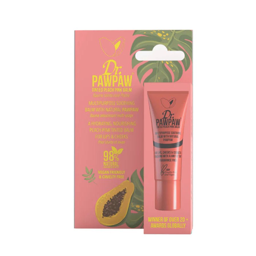 Dr Pawpaw Tinted Peach Pink Balm - Branded Beauty