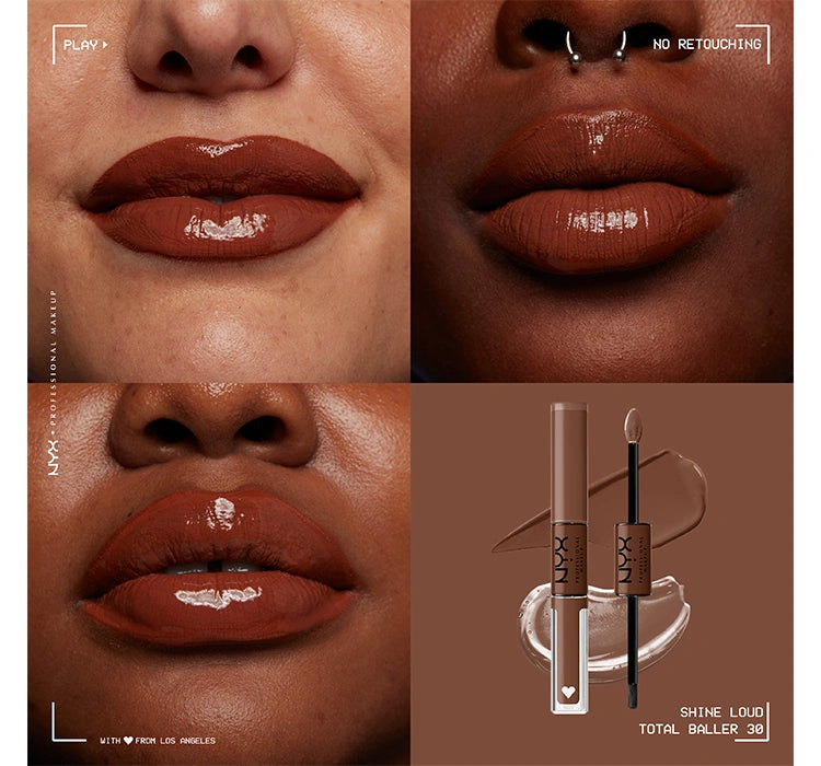 NYX Professional Makeup Shine Loud Lip Gloss - 30 Total Baller