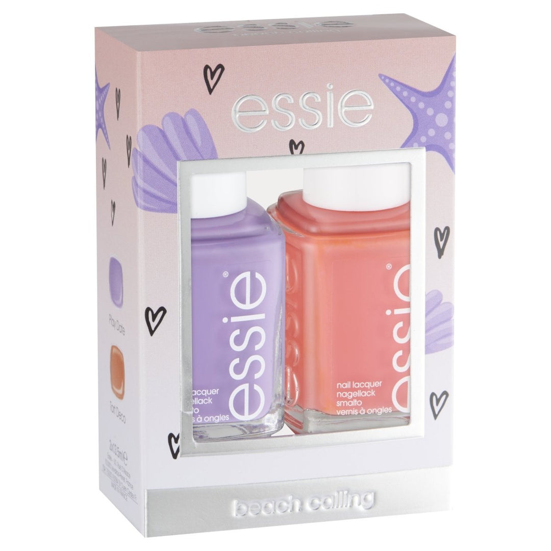 Essie Beach Calling Nail Polish Gift Set - Play Date, Tart Deco - Branded Beauty