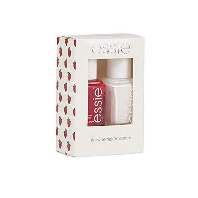 Essie Colour & Shimmering Top Coat - Strawberries 'n' Cream - Branded Beauty