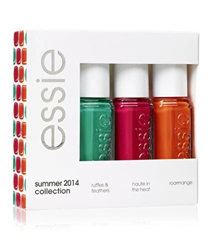 Essie Summer 2014 Collection Nail Polish - Ruffle & Feathers Haute In The Heat Roarrrange - Branded Beauty
