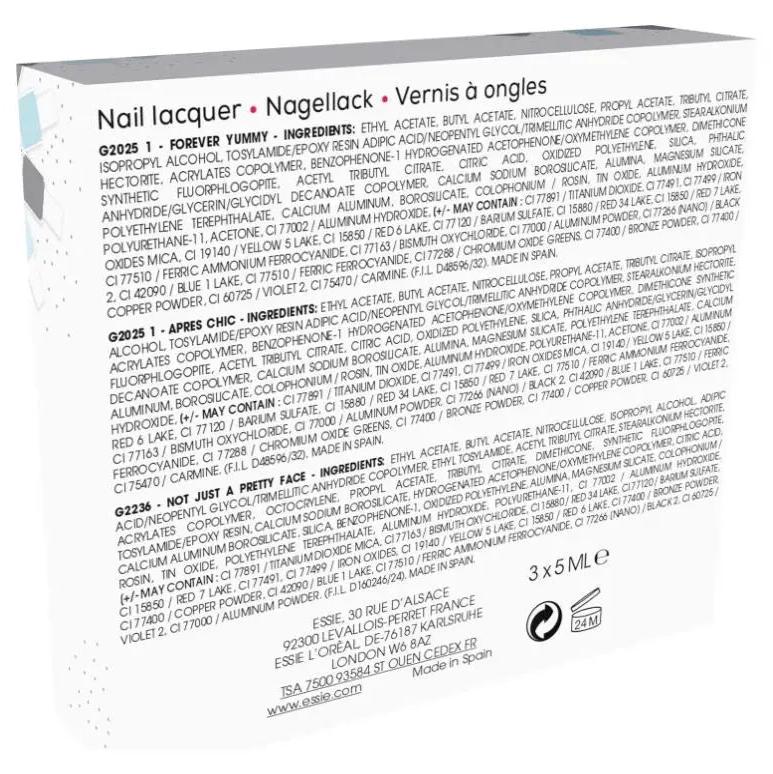 Essie Winter Wonderland Mini Trio Nail Polish Gift Set - Branded Beauty