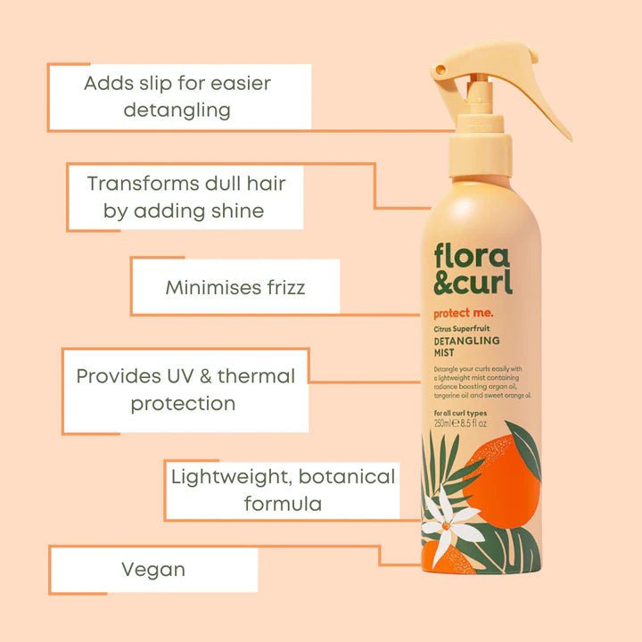 Flora and Curl Detangle Mist - Citrus 250ml - Branded Beauty
