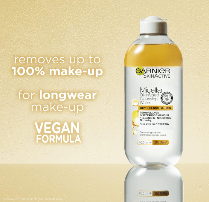 Garnier Micellar Water Oil - 400ml - Branded Beauty