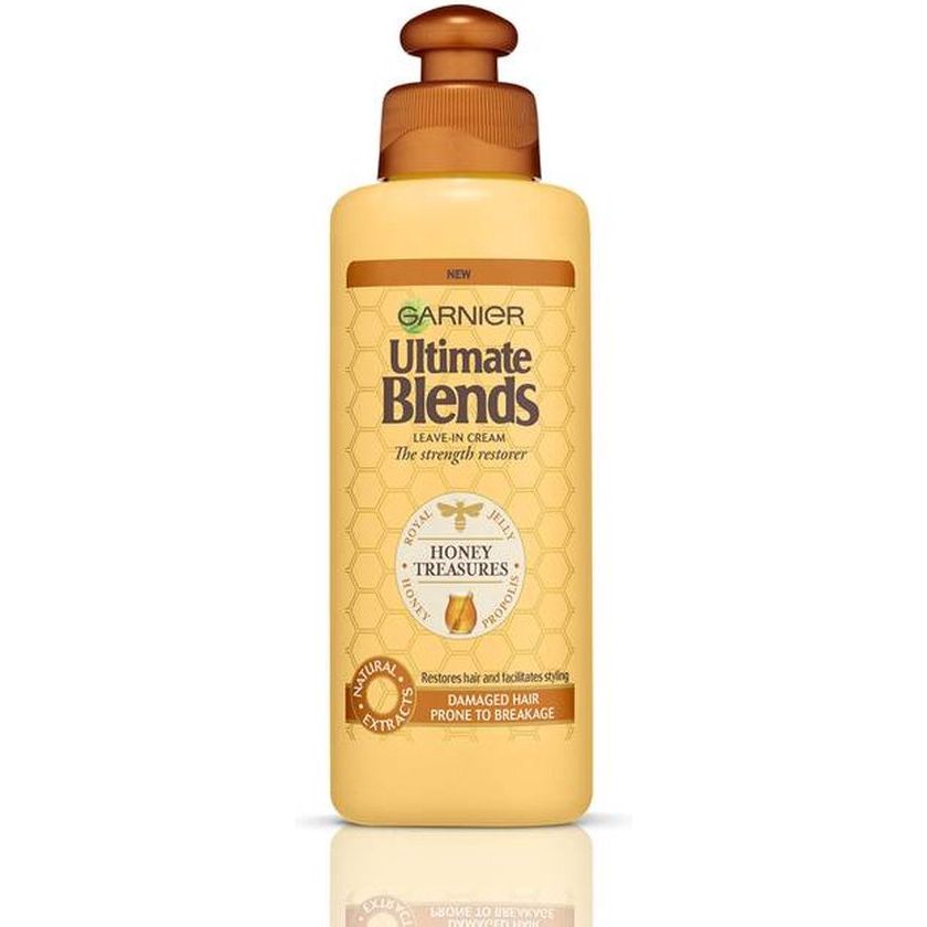 Garnier Ultimate Blends - Leave in Hair Cream – Honey Treasures 200ml - Branded Beauty