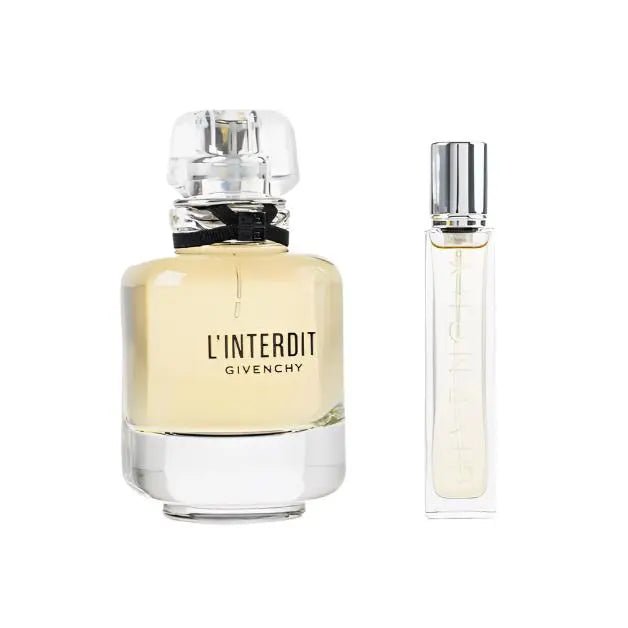 Givenchy L'interdit Set: EDP Spray 80ml & EDP Spray 12.5ml - Branded Beauty