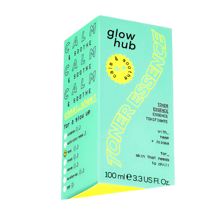Glow Hub Toner Essence with Hemp and Jojoba 100ml - Branded Beauty