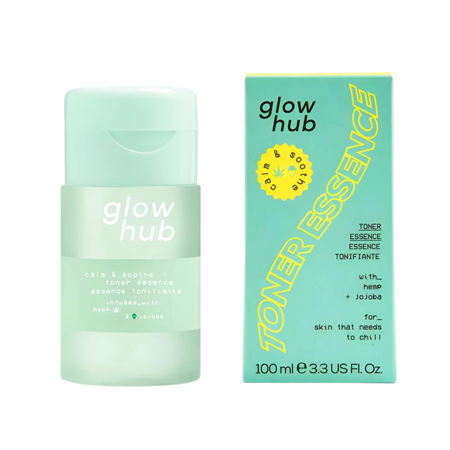 Glow Hub Toner Essence with Hemp and Jojoba 100ml - Branded Beauty