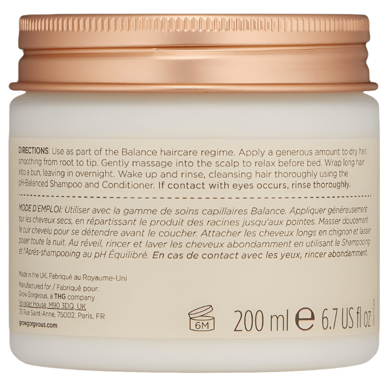 Grow Gorgeous Balance Hair Mask - 200ml - Branded Beauty