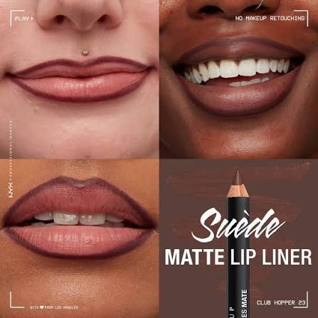 NYX Professional Makeup Suede Matte Lip Liner - 23 Club Hopper