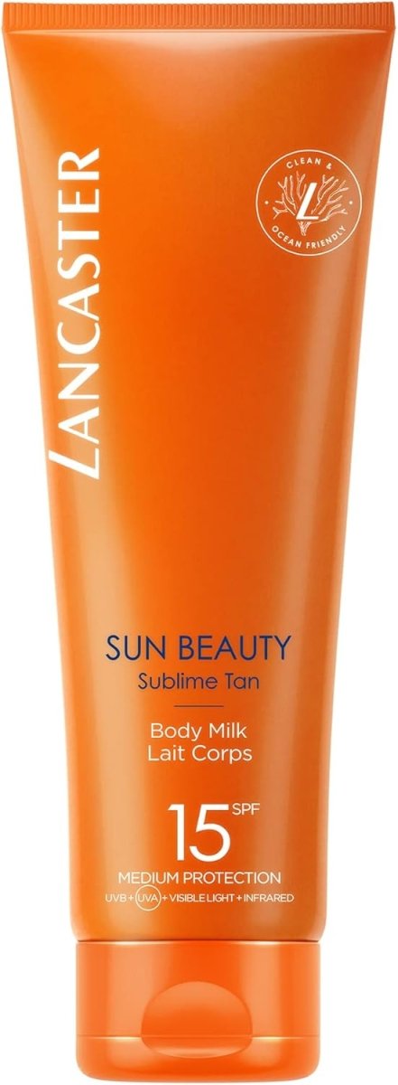 LANCASTER BEAUTY BODY MILK SPF15 250ML - Branded Beauty