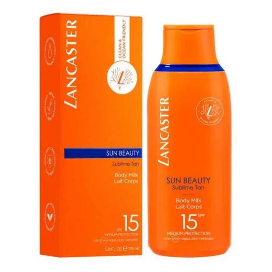 LANCASTER SUN BEAUTY BODY MILK SPF15 175ML - Branded Beauty