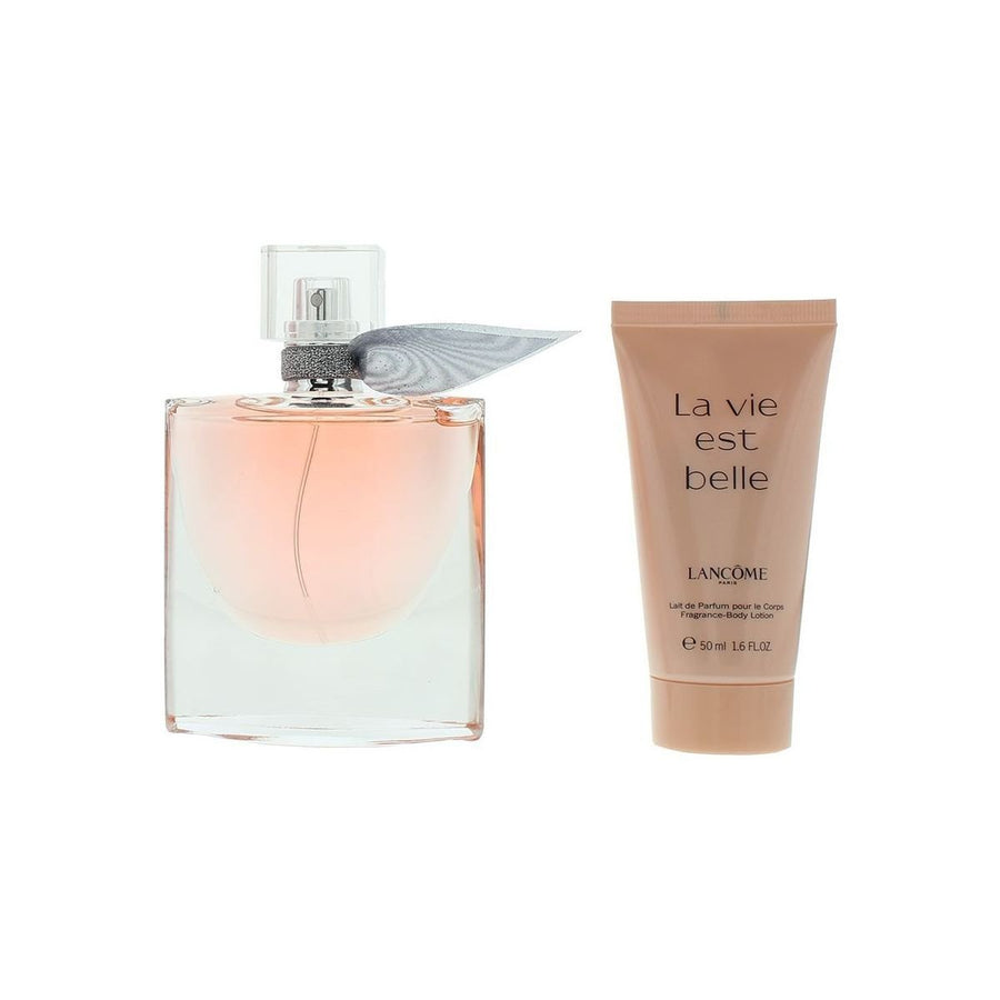 LANCOME LA VIE EST BELLE SET: EDP SPRAY 50ML + BL 50ML - Branded Beauty