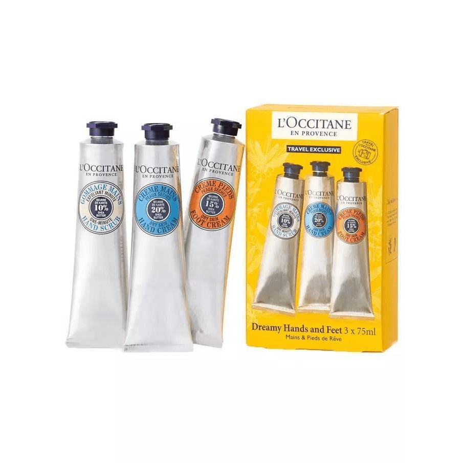 L'Occitane En Provence Dreamy Hands and Feet Cream Set 3pcs - Branded Beauty