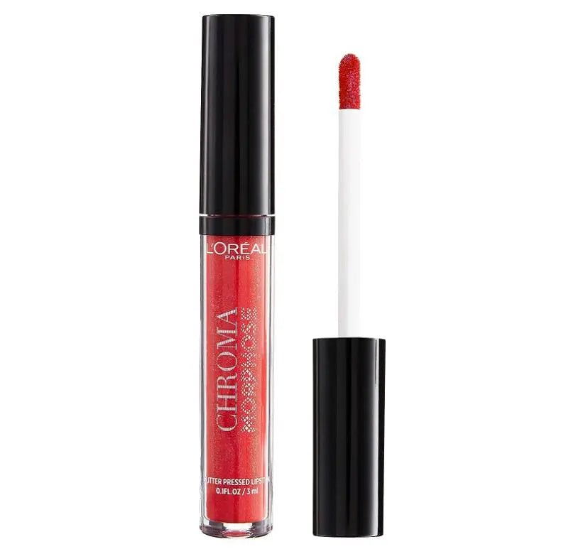 L'Oreal Chroma Morphose Glitter - Pressed Lipstick 01 Vamp Queen - Branded Beauty