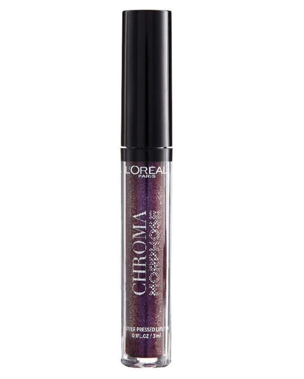 L'Oreal Chroma Morphose Glitter - Pressed Lipstick - 04 Deep Venom - Branded Beauty