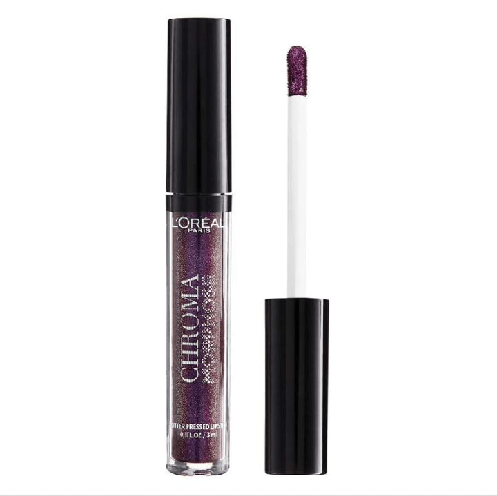 L'Oreal Chroma Morphose Glitter - Pressed Lipstick Deep Venom 04 - Branded Beauty