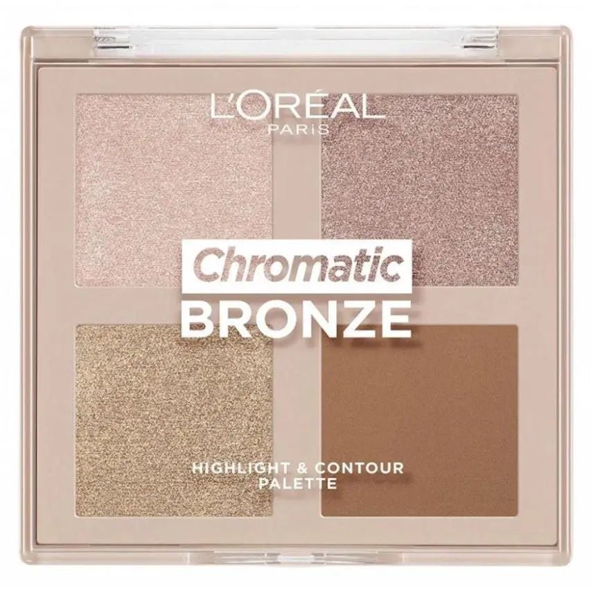 L'Oréal Chromatic Bronze Highlight & Contour Palette - Branded Beauty
