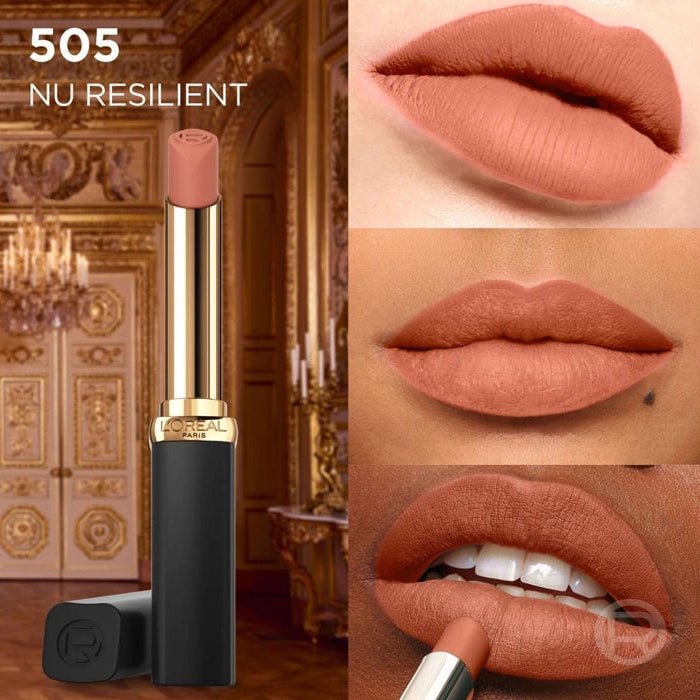 L'Oreal Color Riche Intense Volume Matte Lipstick - 505 Le Nude Resilient - Branded Beauty