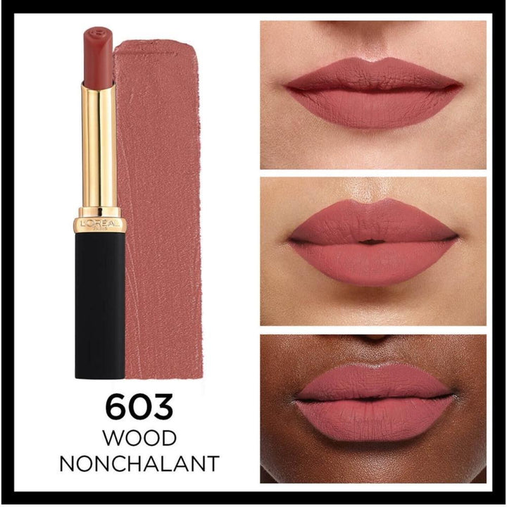 L'Oreal Color Riche Intense Volume Matte Lipstick - 603 Le Wood Nonchalant - Branded Beauty