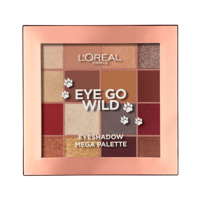 L'Oreal Eye Go Wild Eyeshadow Mega Palette - 003 - Branded Beauty