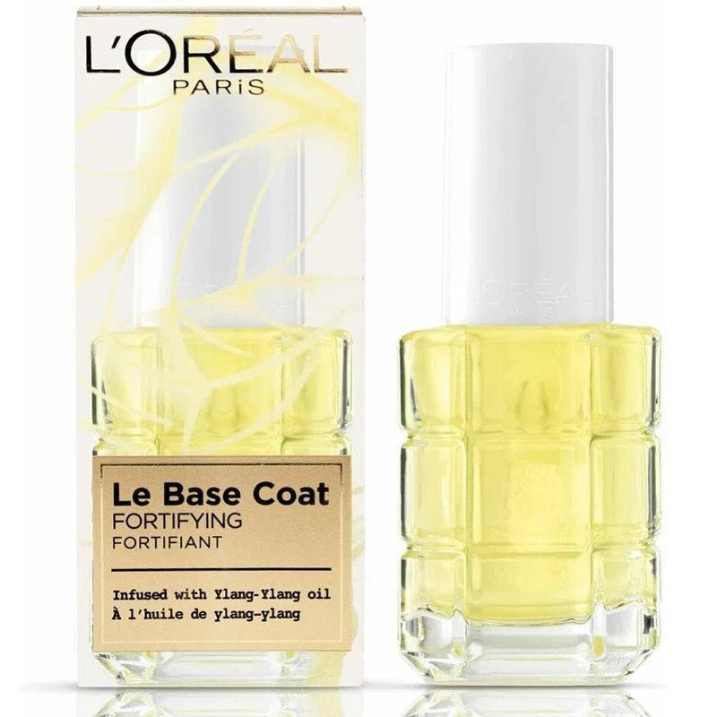 L'Oreal Fortifying Base Coat Nail Varnish - Ylang Ylang Infused - Branded Beauty