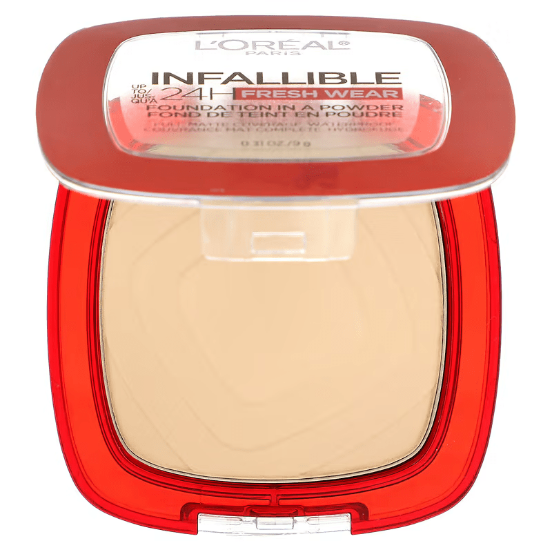 L'Oreal Infaillible 24H Fresh Wear Foundation In A Powder - 130 True Beige - Branded Beauty