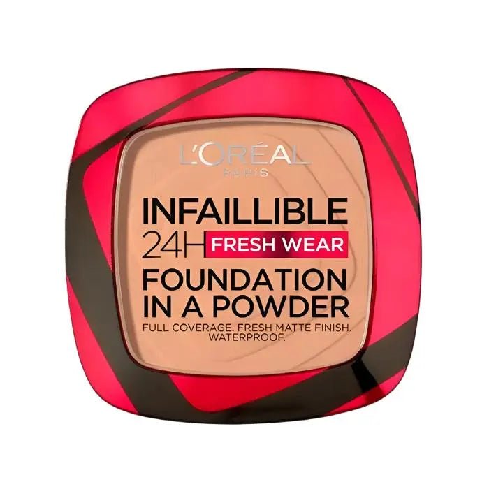 L'Oreal Infaillible 24H Fresh Wear Foundation Powder - Golden Sun - Branded Beauty