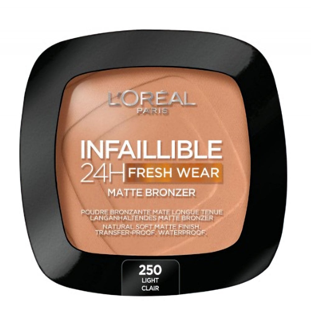 L'Oreal Infaillible 24H Fresh Wear Matte Bronzer - 250 Light - Branded Beauty