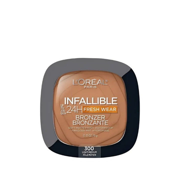 L'Oreal Infaillible 24H Fresh Wear Matte Bronzer - 300 Light Medium - Branded Beauty