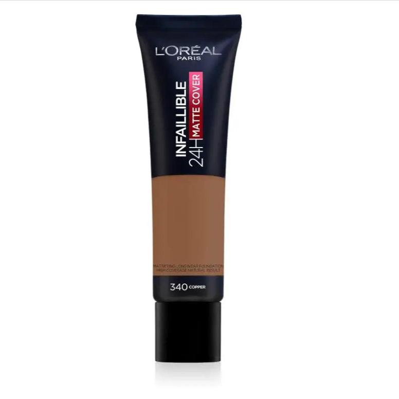 L'Oreal Infaillible 24H Matte Cover Foundation 340 Copper - Branded Beauty