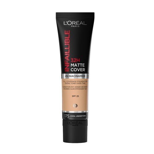 L'Oreal Infaillible 32 H Matte Cover Foundatiom - 175 Cool Undertone - Branded Beauty