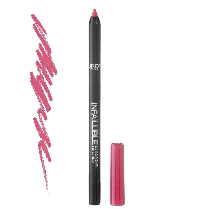 L'Oreal Infaillible Longwear Lipliner - 102 Darling Pink - Branded Beauty