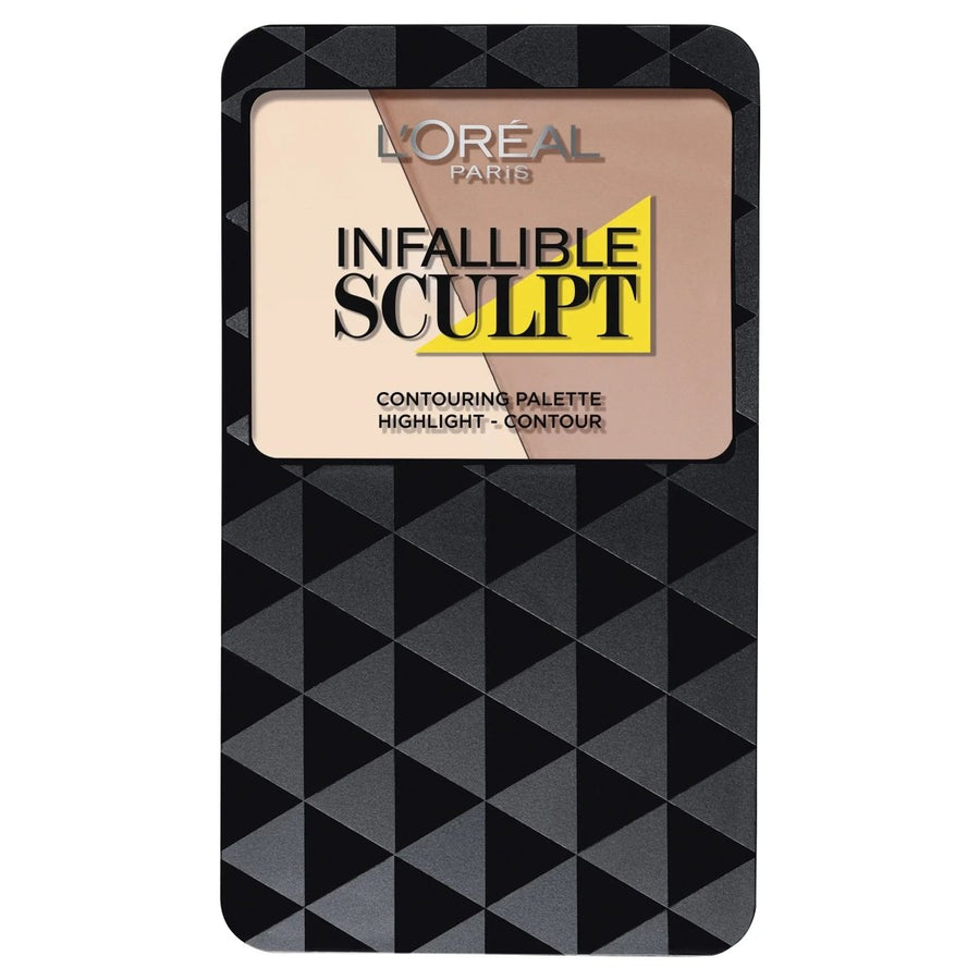 L'Oreal Infallible Sculpt Contouring & Highlight Palette - 01 Light/Medium - Branded Beauty