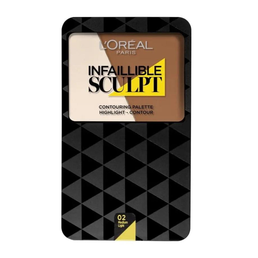 L'Oreal Infallible Sculpt Contouring Palette 03 Medium/Dark - Branded Beauty